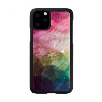 Ochranné puzdro na smartphone iKins pre iPhone 11 Pro s dizajnom vodných kvetov, čierna