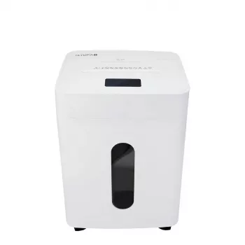 Skartovačka Olympia CC 2515 S biela, kapacita 15 listov, časticový rez