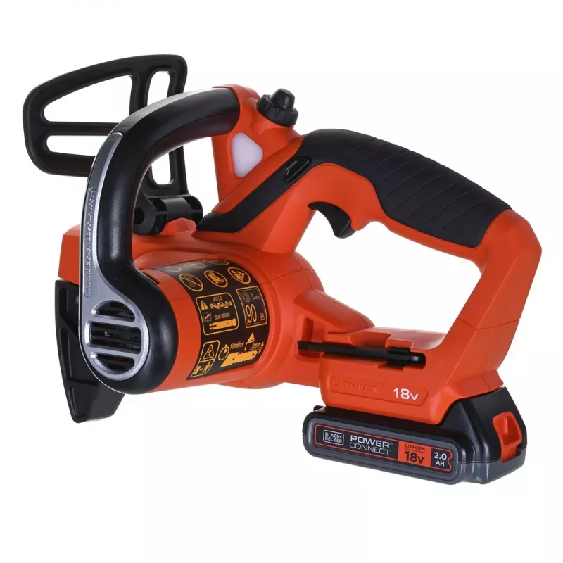 Black & Decker GKC1820L20 akumulátorová reťazová píla, čierno-oranžová