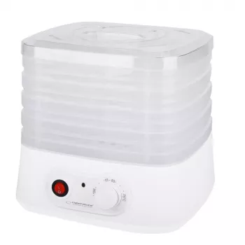 Esperanza EKD004 sušička potravín, priehľadná, biela 250 W
