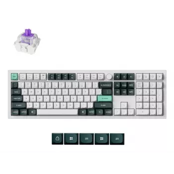 Mechanická klávesnica Keychron Q6 HE QMK so stabilizátormi Gateron Double‑Rail Magnetic