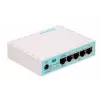 Mikrotik RB750GR3 káblový router Gigabit Ethernet tyrkysový, biely