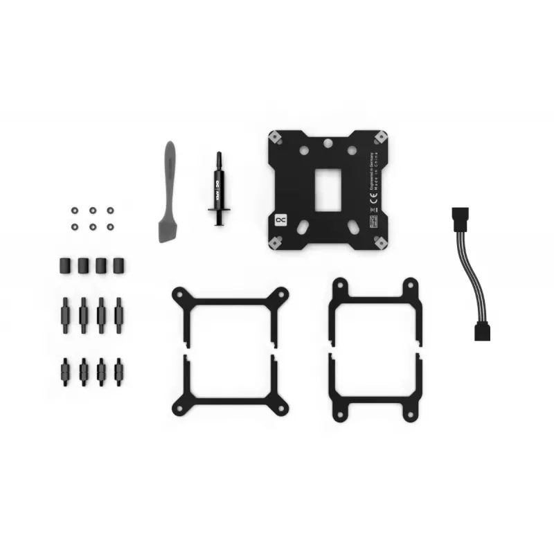 Vodný blok Alphacool 13446 mosadz meď čierna 72 mm