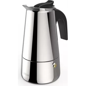 Xavax Espresso kanvička nerezová oceľ pre 4 šálky, kanvica na sporák, vrátane indukcie, 200ml (00111274)