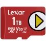 MicroSDXC pamäťová karta Lexar 1 TB UHS‑I Class 10 U3 V30 čítanie 205 MB/s zápis 140 MB/s (červená)
