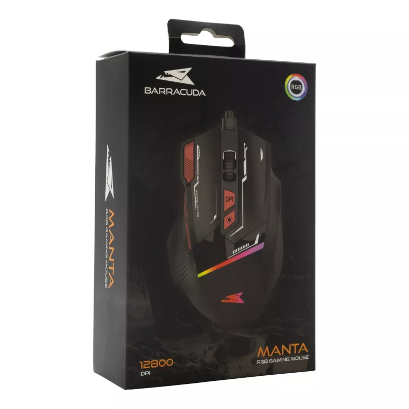 Myš Baracuda BGM-041 MANTA čierna USB