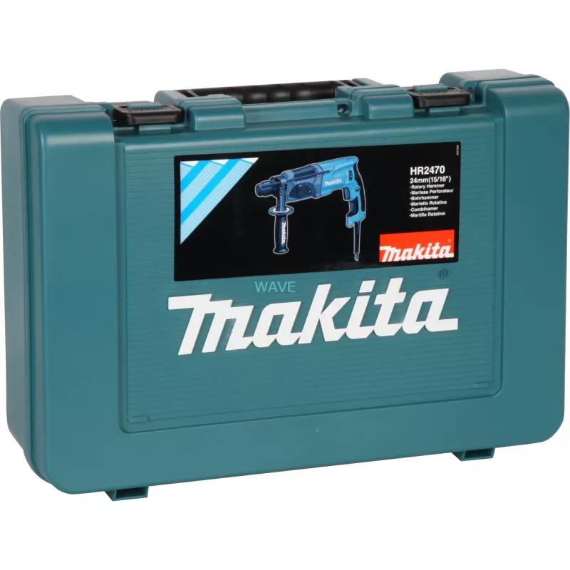 Vŕtacie kladivo HR2470 (modrá/čierna, transportný kufrík, 780 W)