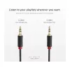 SBS TECABLE35KR - Audiokábel - mini-phone stereo 3,5 mm samec na mini-phone stereo 3,5 mm samec - 1,5 m - čierna (TECABLE35KR)