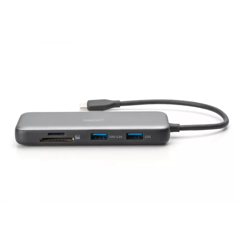 USB-C dokovacia stanica Digitus DA-70915 8-násobná 100W Power Delivery