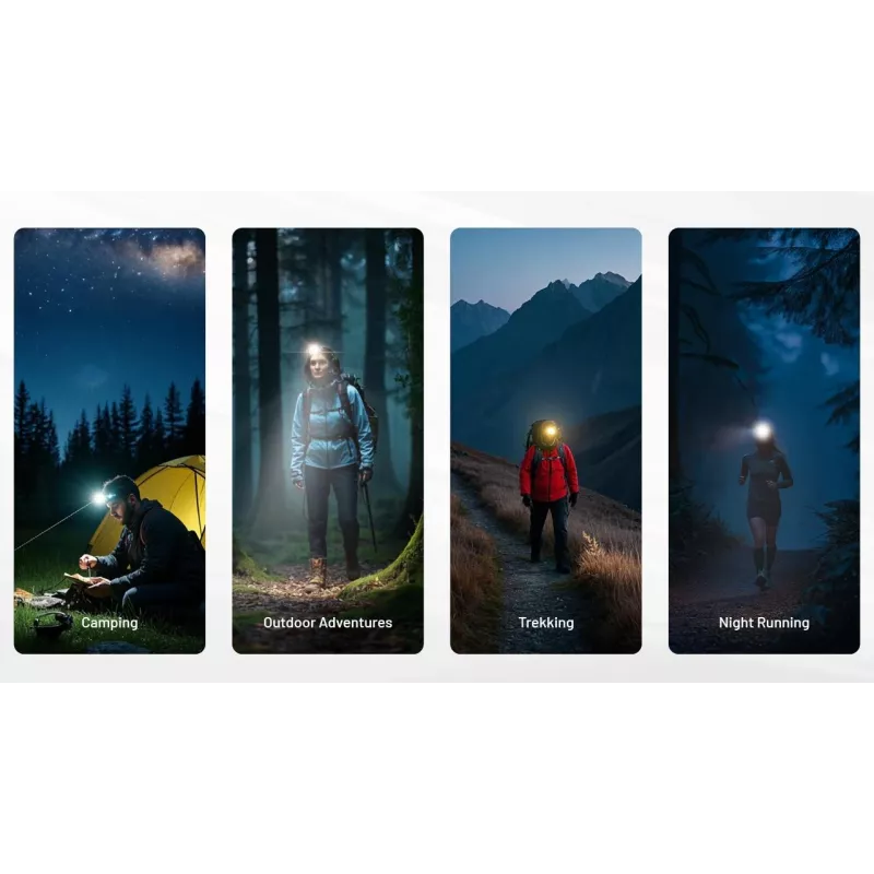 Čelová lampa Nitecore NU25 MCT UL nabíjateľná ľahká 400 lm viacfarebná teplota