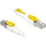 Sieťový kábel DeLOCK 85335 RJ-45 Cat6a 5m biely