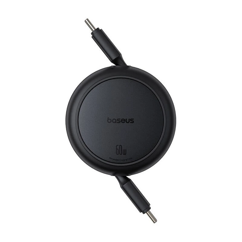 Baseus Free2Pull Mini USB-C na USB-C USB kábel, 60 W, 1 m, (čierna)
