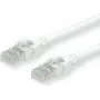ROLINE - patch kábel - RJ-45 (M) na RJ-45 (M) - 50 cm - UTP - CAT 6 - bezhalogénový, tvarovaný, lanko - biely (21.15.2560)