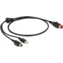 USB kábel DeLOCK 85487 USB 2.0 1 m USB B čierny
