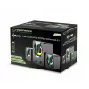Esperanza EGS107 reproduktor 2.1 USB LED 5 W čierny