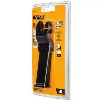 DEWALT DT20724-QZ ponorné čepele pre oscilačné multi-nástroje, 67 x 30 mm, HCS, pre tvrdé drevo, plast a sadrokartón, 5 kusov