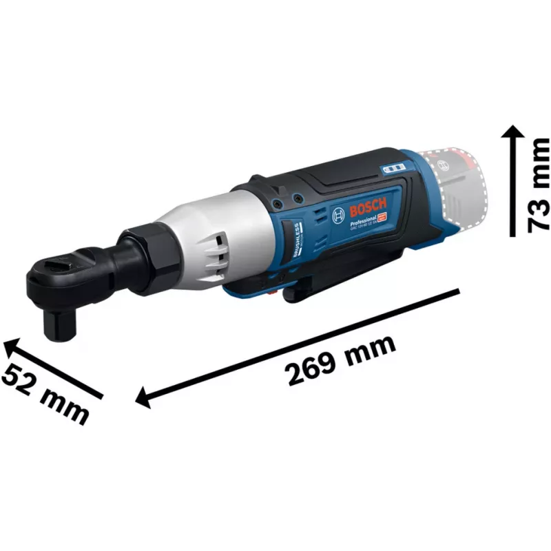 Bosch GRC 12V-60 1/2 SN Professional Akumulátorový račňový uťahovák, 12 V, Solo (06019N8500)