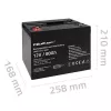 Qoltec Akumulátor AGM | 12V | 80Ah | 23,5kg | Bezúdržbový | Výkonný | LongLife | pre UPS, karavan, loď, pec