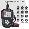 OBDII diagnostický tester QOLTEC ProLine 50685 — automobilový OBD-II skener pre 8V/25V systémy