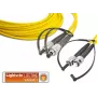 Lightwin vysokokvalitný duplexný LWL patch kábel, SM, FC - ST LWL patch kábel (LDP-09 FC-ST 20.0)