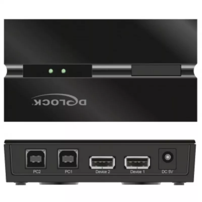 DeLOCK 11492 počítačový dátový prepínač USB Type-A na USB Type-B 0,48 Gbit/s