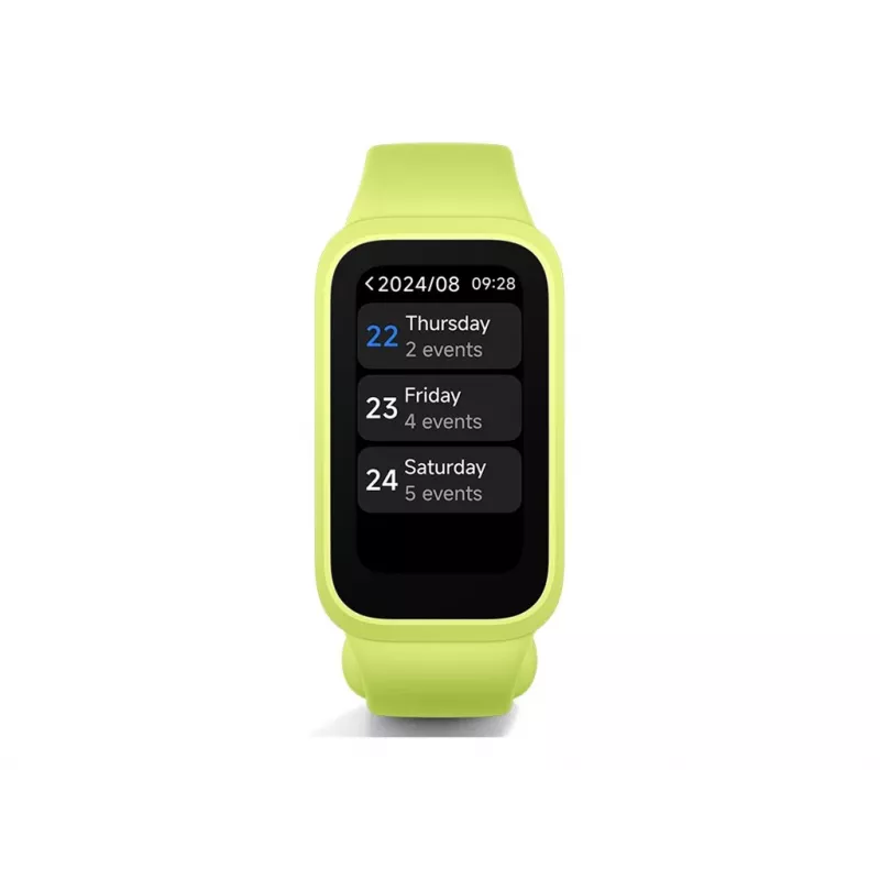 Náramok fitness tracker Xiaomi 9 Active zelený — merač tepovej frekvencie, tracker aktivity, model 70783