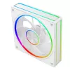 Skriňový ventilátor MODECOM VOLCANO LOOP 120 ARGB Reverse Fan biely 120 mm, PWM, 400–1400 RPM