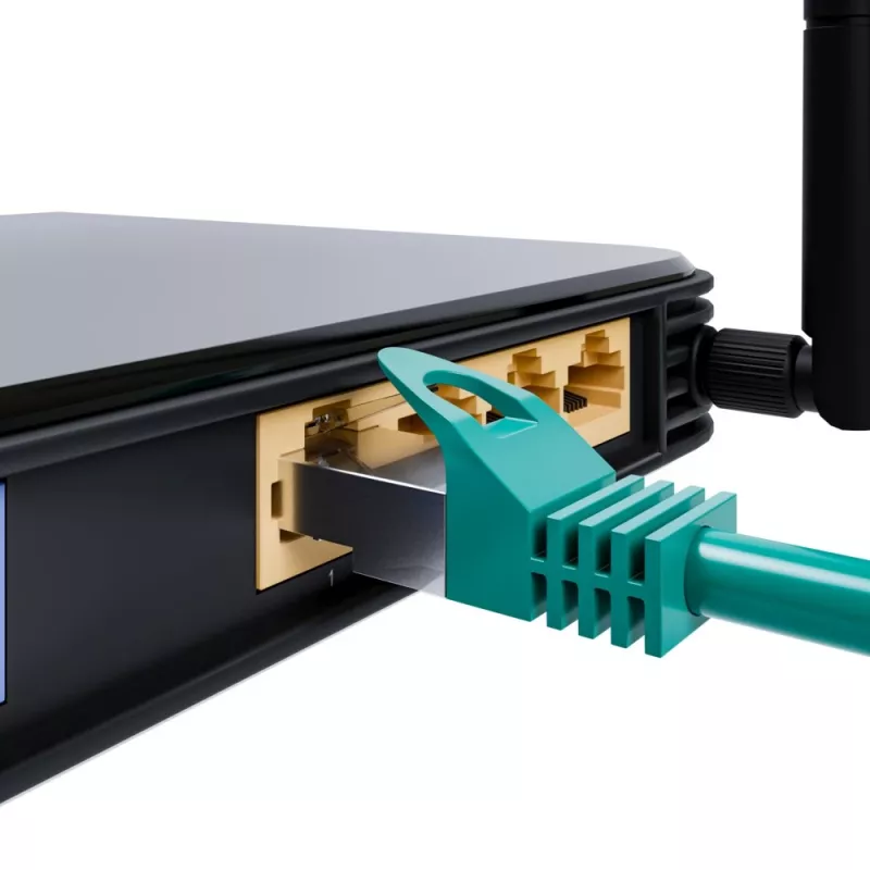 LAN patch kábel Extralink Cat.6 FTP 1 m