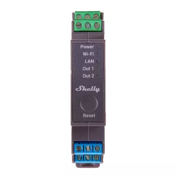 Shelly Pro 2 DIN-lišta WiFi/LAN/Bluetooth reléový spínač