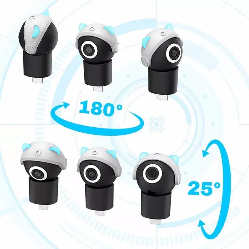 Subsonic Playcam 1080 2in1 HD mini kamera pre Nintendo Switch 2 svetlomodrá