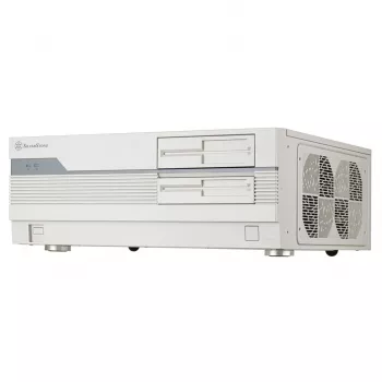 Silverstone SST-FLP01W počítačová skriňa HTPC biela