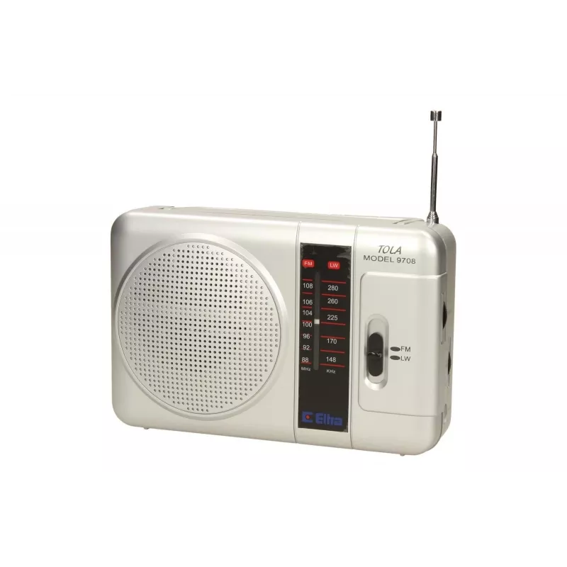 Prenosné rádio Eltra TOLA 3 analógové strieborné