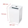 HSM Pure 530 skartovač, 80 l, 3,9 mm