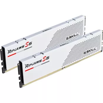 DIMM 64 GB DDR5-6000 (2x 32 GB) Dual-Kit, operačná pamäť biela, F5-6000J3040G32GX2-RS5W, Ripjaws S5, INTEL XMP