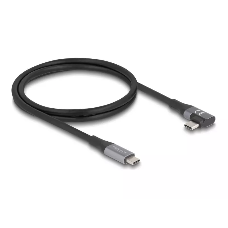 USB kábel DeLOCK 81131 1 m USB-C čierny 40 Gbit/s