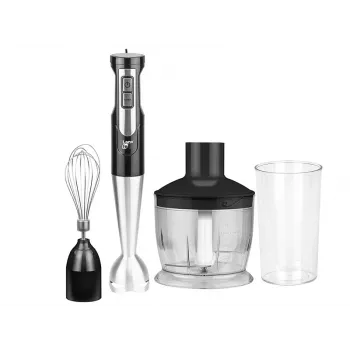 Ručný tyčový mixér LAFE BRK-003A, 800 W, čierna/strieborná, čepeľ z nehrdzavejúcej ocele, 0,6 l misa, 0,5 l nádoba