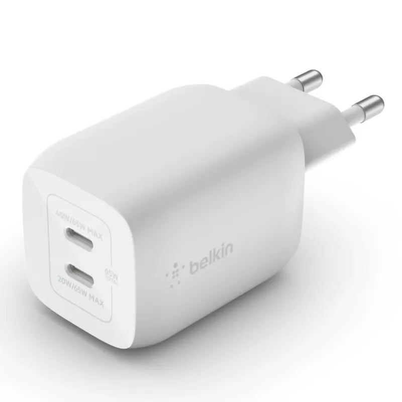 Nabíjačka Belkin WCH013vfWH interiérová AC rýchlonabíjačka pre notebook smartfón tablet