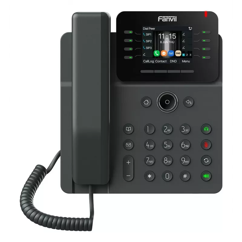 IP telefón Fanvil V62W čierny
