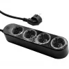 Predlžovacia zásuvka Shelly Plug & Play PS4 Gen4 — 4 zásuvky, 12 A na zásuvku
