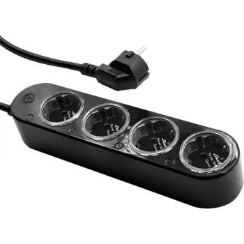 Predlžovacia zásuvka Shelly Plug & Play PS4 Gen4 — 4 zásuvky, 12 A na zásuvku