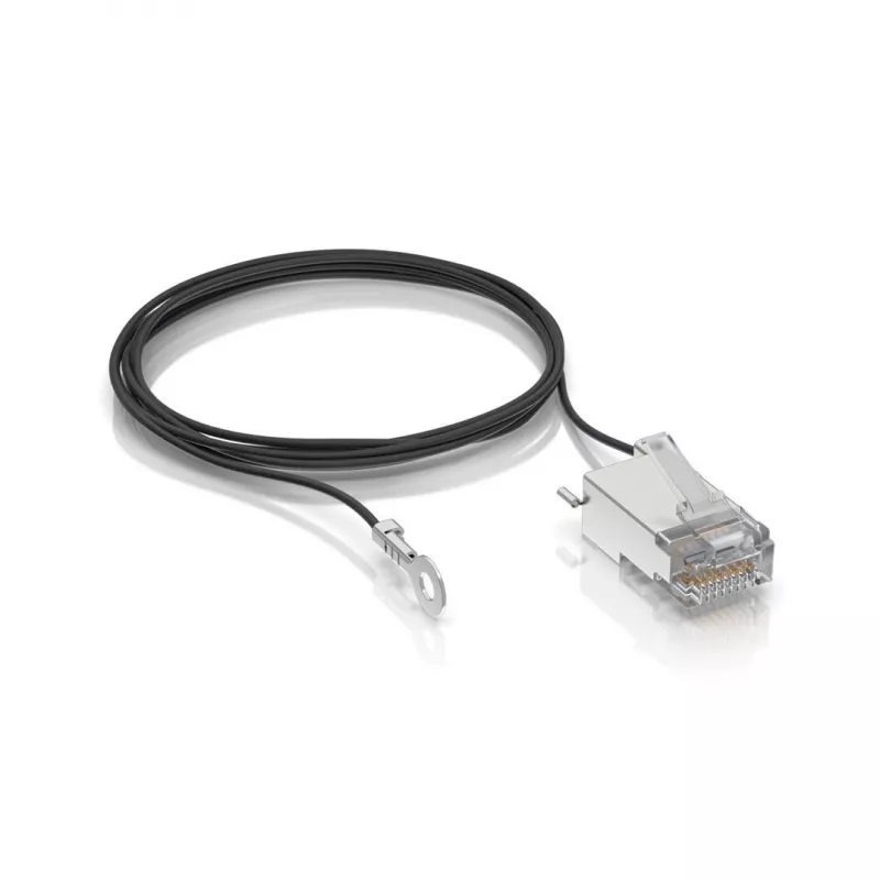 Sieťový kábel Ubiquiti UISP-CONNECTOR-GND 1 m RJ-45 čierny