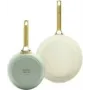 Sada panvíc GreenPan Padova Reserve — hliník, 20 cm & 26 cm, zelená/žltá (2 ks)