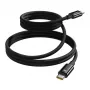 USB-C na USB-C nabíjací kábel Baseus Tungsten Gold 100W 1 m, čierny, nylon