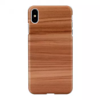 Puzdro na smartphone man and wood pre iPhone XS Max – Cappuccino White