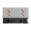 CPU vzduchový chladič SAVIO SAVGCOVORTEXX2ARGB s 4 heatpipes, 120-mm-ARGB ventilátor, čierny