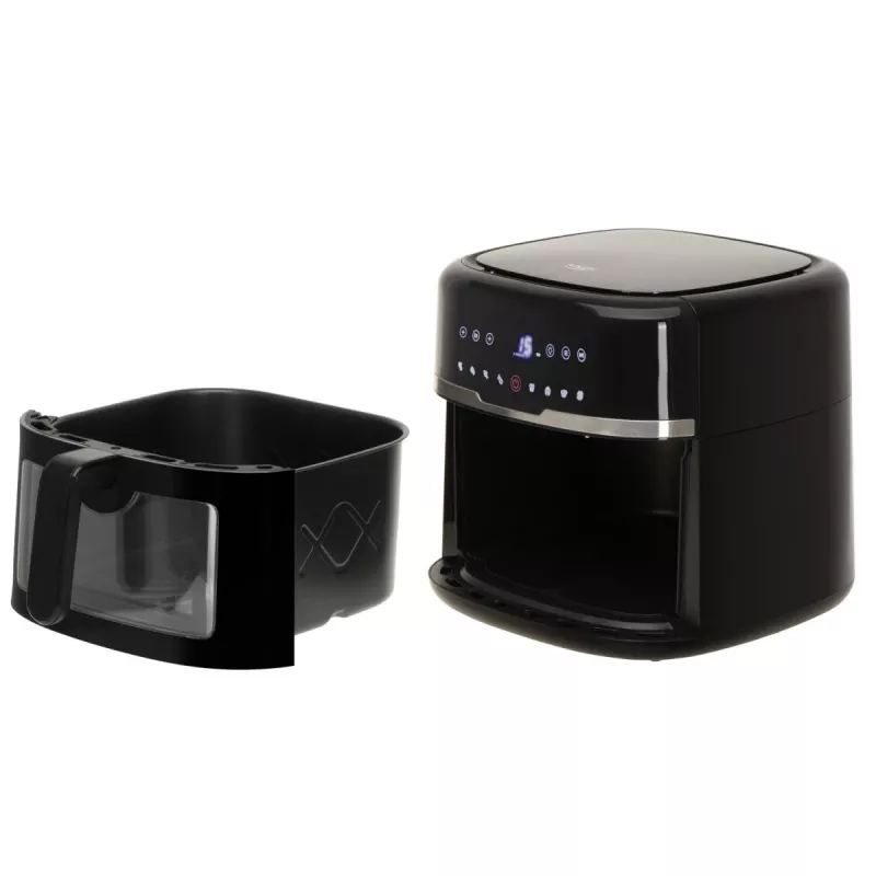 Adler AD 6318 teplovzdušná fritéza, 8 l, 2500 W, LCD displej, 9 programov, čierna