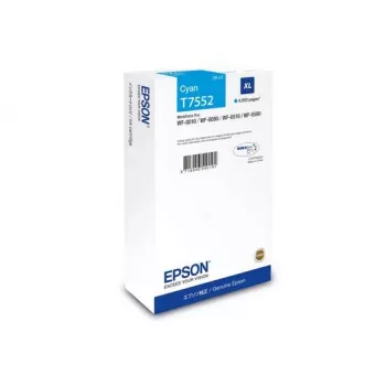 Atramentová kazeta Epson C13T75524N (originálna, XL vysoká výťažnosť) cyan pre WF-8XXX sériu