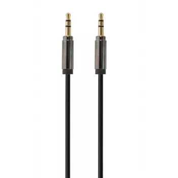 Gembird kábel CCAP-444-0.75M (jack samec M - jack samec M, 0,75m, čierny) audio kábel 3,5mm čierny (CCAP-444-0.75M)