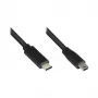 Good Connections USB2.0 kábel C-Mini B 5pin. čierny 5m