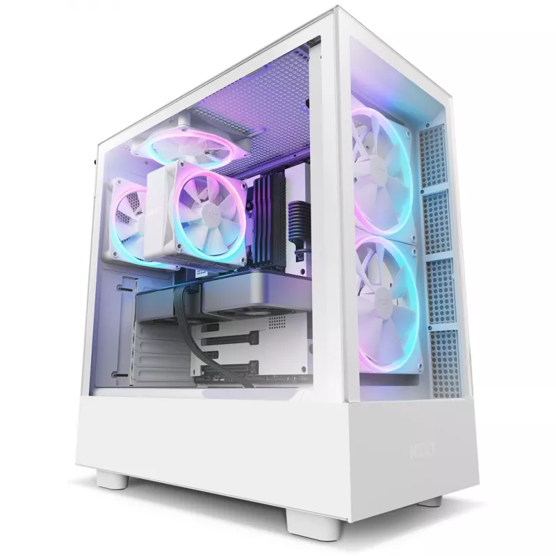 NZXT T120 RGB procesorový vzduchový chladič 12 cm biely 1 ks